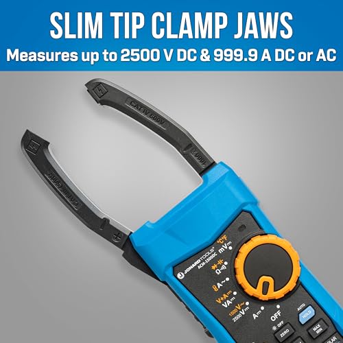 Image of ACM-1500DC Solar+ Clamp Meter CAT III 1500 V- True-RMS Clamp Meter,2500V DC, 999.9A AC /DC, Bluetooth, IP65 Rated for Solar & High Voltage Work