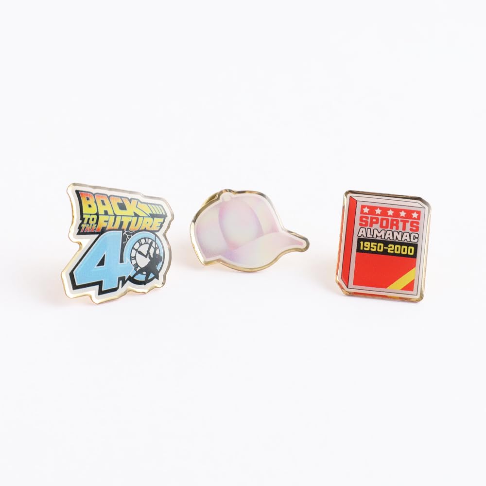 Amazon.co.jp: バックトゥザフューチャー[ピンズ]ピンバッジ/40THロゴ