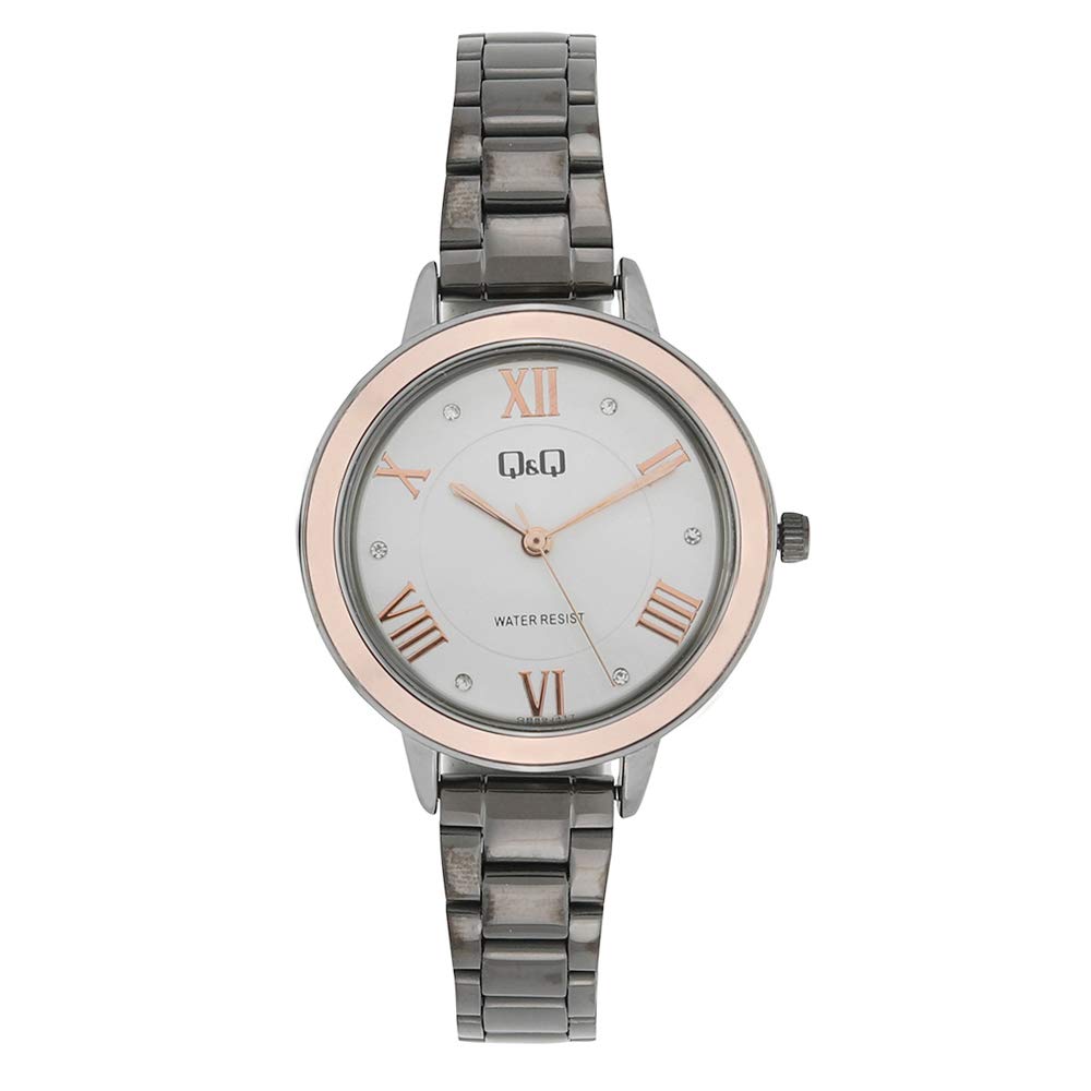 Q&Q Analog Gold Dial Womens Watch-QB89J417Y (B0811Y556R) Amazon Price History, Amazon Price Tracker