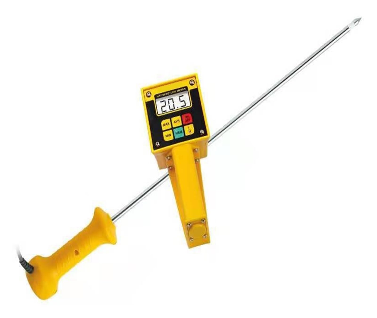 Futterstroh-Feuchtigkeitsmesser Silage-Stroh-Feuchtigkeitsmesser Temperaturmesser,Zuverlässige Inspektion