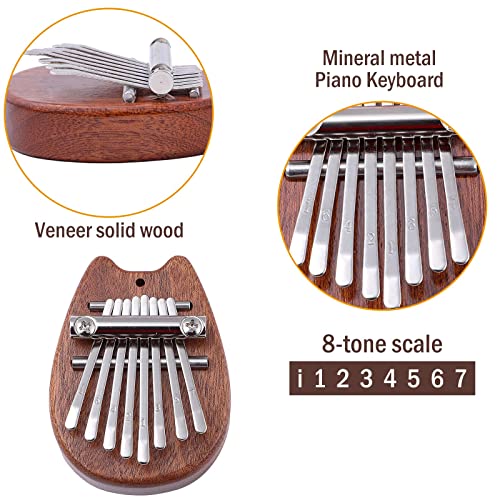 Souarts Kalimba Piano à Pouce à 8 Touches Mini Piano à Doigt en Bois Portable avec Cordon Cadeau d’instruments pour… - Les Beatles, Paul McCartney, John Lennon, RIngo Starr, George Harrison Souarts Kalimba Piano à Pouce à 8 Touches Mini Piano à Doigt en Bois Portable avec Cordon Cadeau d'instruments pour… – Image 4