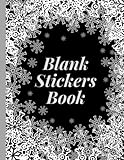  Christmas Blank Stickers Book: Stickers Collection Album Notebook Sticker Organizer pages For Boys And Girls  Blank Sticker Book for Collecting Stickers - Christmas Cover (My Awesome Stickers)