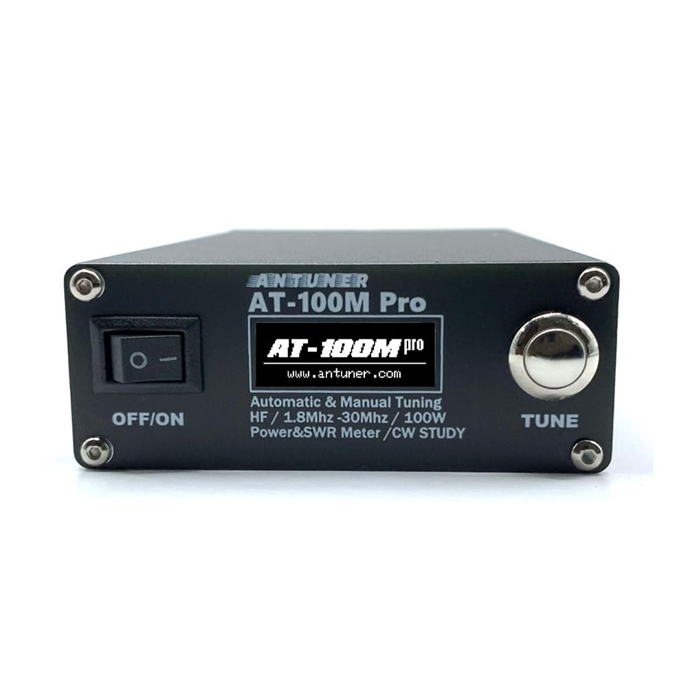 Sintonizador de antena Antuner AT-100M Pro de 100 W, 1,8 MHz-30 MHz