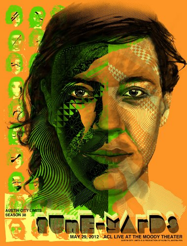 tUnE-yArDs Austin City Limits screenprinted poster