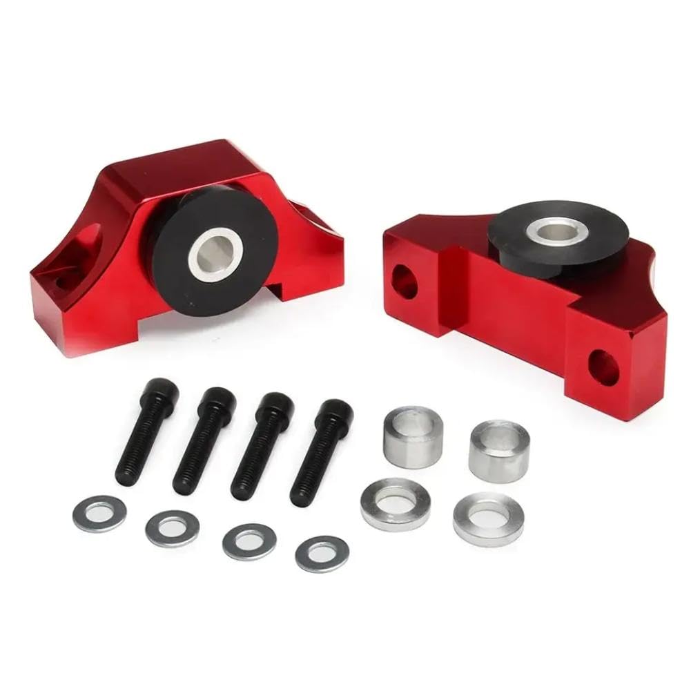 Hzrkpkbue Red Torque Mount Kit Compatible With 1992–2000 Civic Eg Ek D15 D16 B16 B18 B20 Engine(Red)