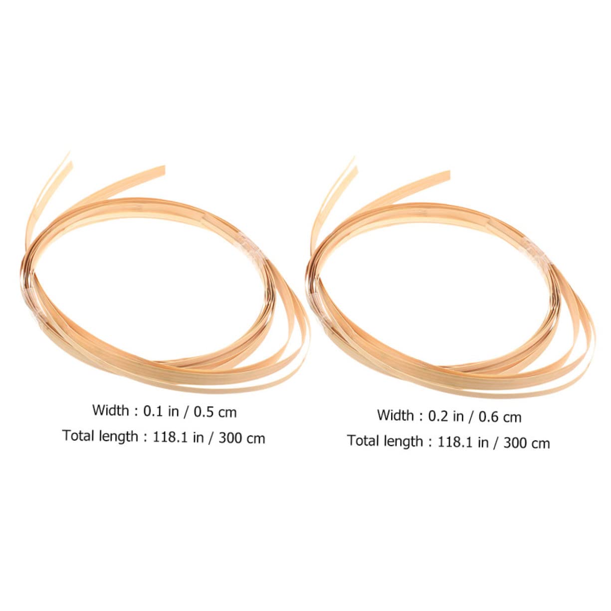 ARTIBETTER Wicker Material Basket Weaving Strips 6m Length for Decorative Crafting