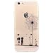 iPhone 6 Case, iPhone 6s Case, JAHOLAN Amusing Whimsical Designs Clear TPU Soft Case Rubber Silicone Skin Cover for Normal 4.7 inches iPhone 6/6s - Dandelion with Lovers
