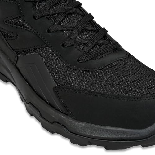 Image of Allen Cooper Men's Sports Trekking & Hiking,Biking,Walking Shoes with Rubber Outsole & Memory Foam Insole Lace-Up Shoes for Men's(ACSS-252|Black|Beige|LightGrey Size-6,7,8,9,10)