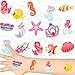Produktbild German-Trendseller® - Meerjungfrauen Tattoos Set  NEU  Kindergeburtstag  Mitgebsel  Party Tattoos  36 Tattoos