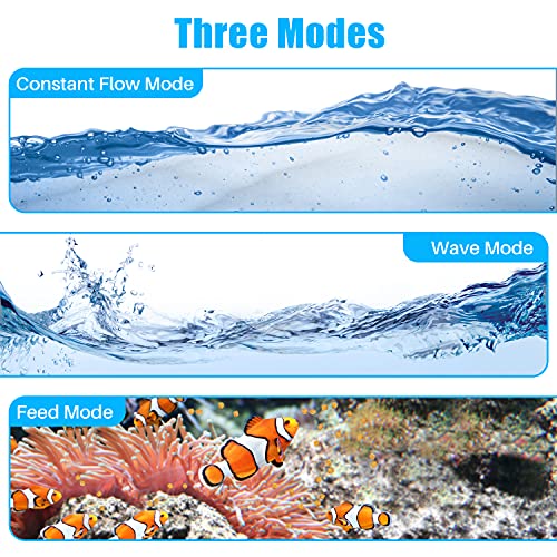 Image of Orlushy DC-4000 Silent Swirl Controllable DC aquarium Pump 25W 1050GPH-marine wavemaker return pump with sine wave Controller for salt /Freshwater coral reef fish tank sump Circulation