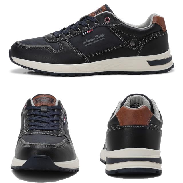 ARRIGO BELLO Zapatillas Hombre Zapatos Casual Deportivas Moda Transpirable Running Sneakers Tamaño 41-46 EU