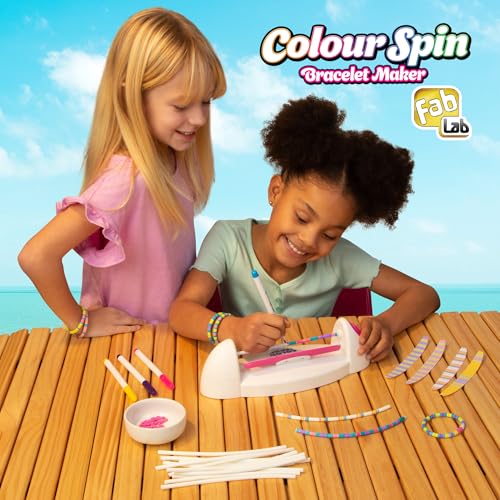 Machine à bracelets FABLAB Colour Spin : kit créatif DIY pour enfant dès 6 ans