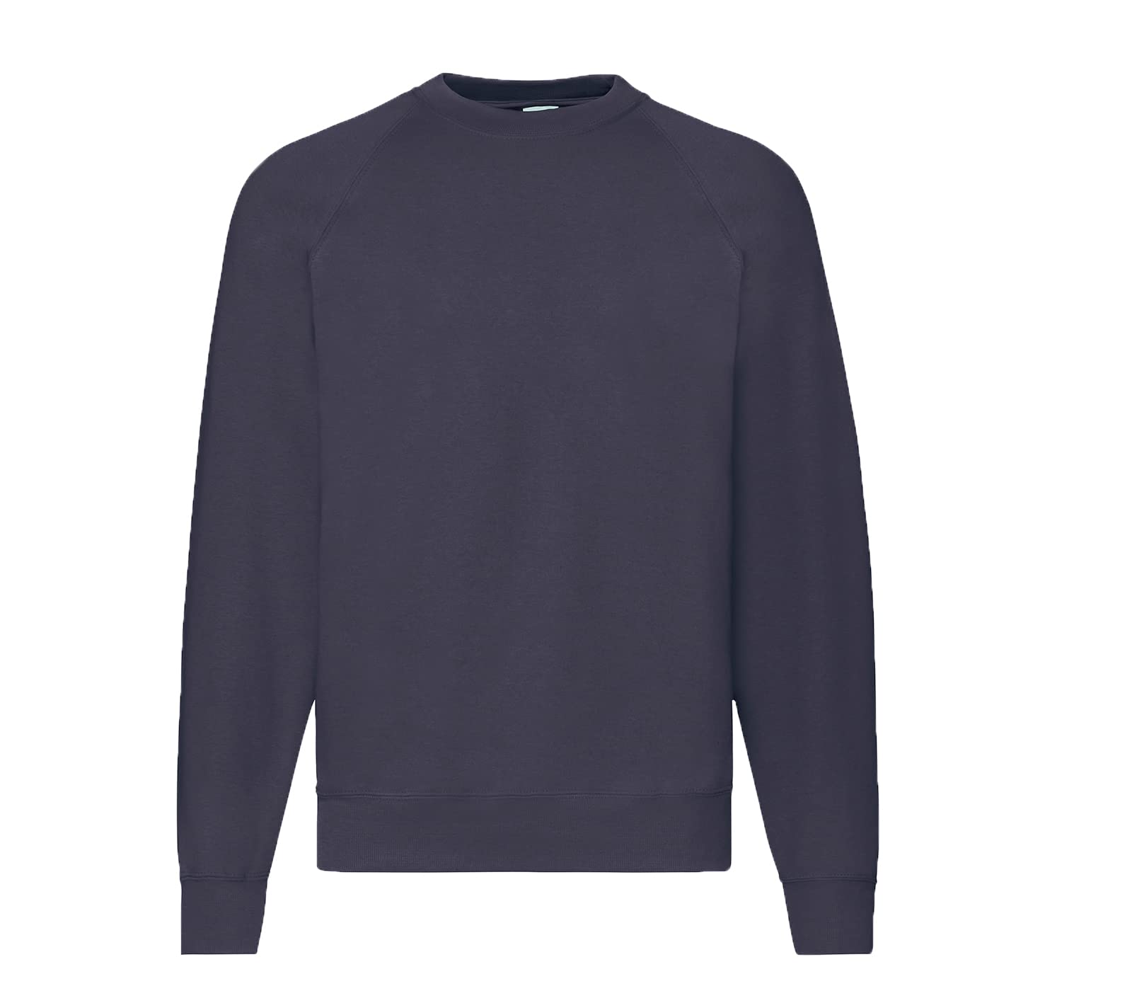 Fruit of the Loom Classic Raglan Sweat + Free MyShirt Fabric Bag, L