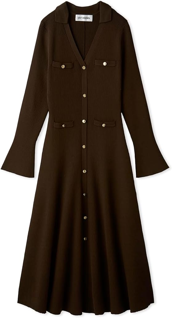 リリーブラウン スキッパーポロニットワンピース 51NuF8bEhmL._AC_SL1150_.jpg