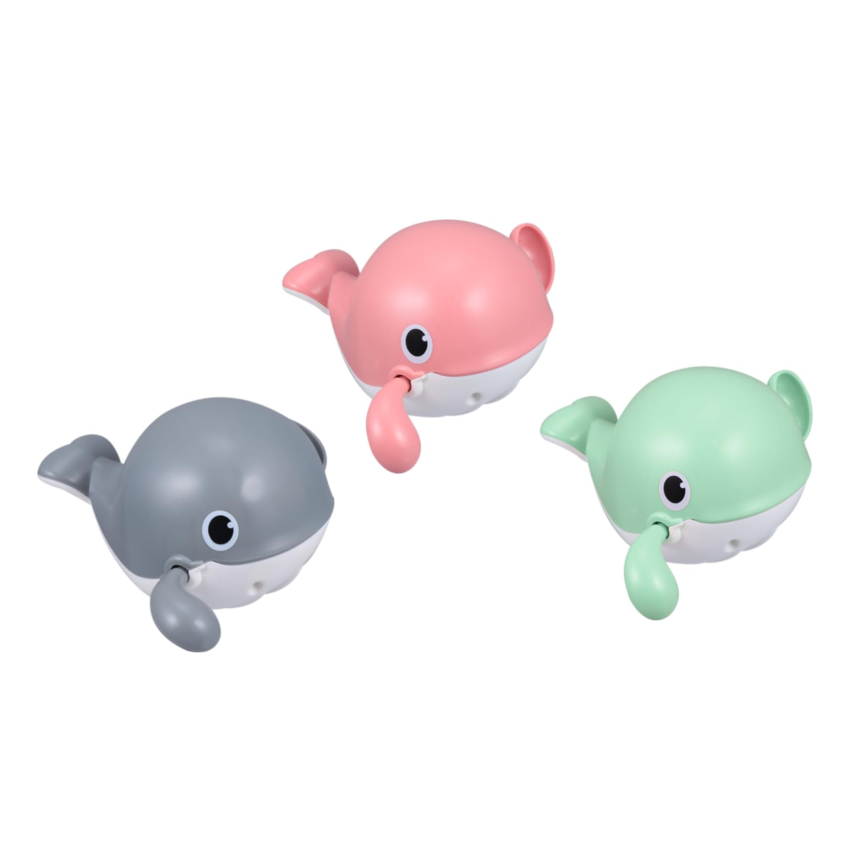 Beaupretty Juguete De Baño Ballena Rociador para Bebés 3 Piezas (Rojo Gris Verde) Juguete Acuático Seguro Diseñado Hora del Baño Adecuado para Verano Divertidos