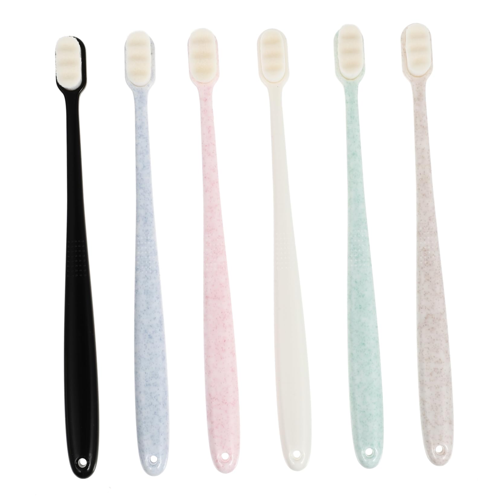 VALICLUD 2 Set Spazzolino Morbido Spazzolini Carbone Spazzolino A Setole Morbide Spazzolini Sfusi Da Denti Da Denti Per Adulti Strumenti Per La Pulizia Dei 6 pezzi*2