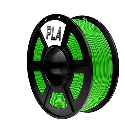 Colorfish 3D Drucker Filament PLA 1,75 mm(Maßgenauigkeit +/- 0,02 mm) Umweltfreundliches PLA 3D Filament für 3D Drucker und 3D Stift (Grün)