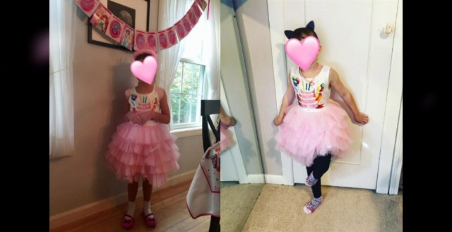Vestido Unicornio Arcoíris para Niñas Talla 5 miniatura 7