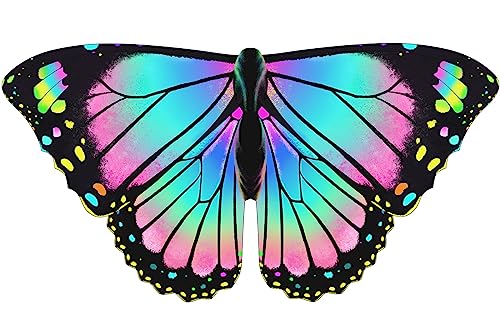 iROLEWIN Toddler-Kids Butterfly-Wings for Girls Butterfly-Costume Children Bug Dress-Up Wings as Play Toys Boys Party Favors