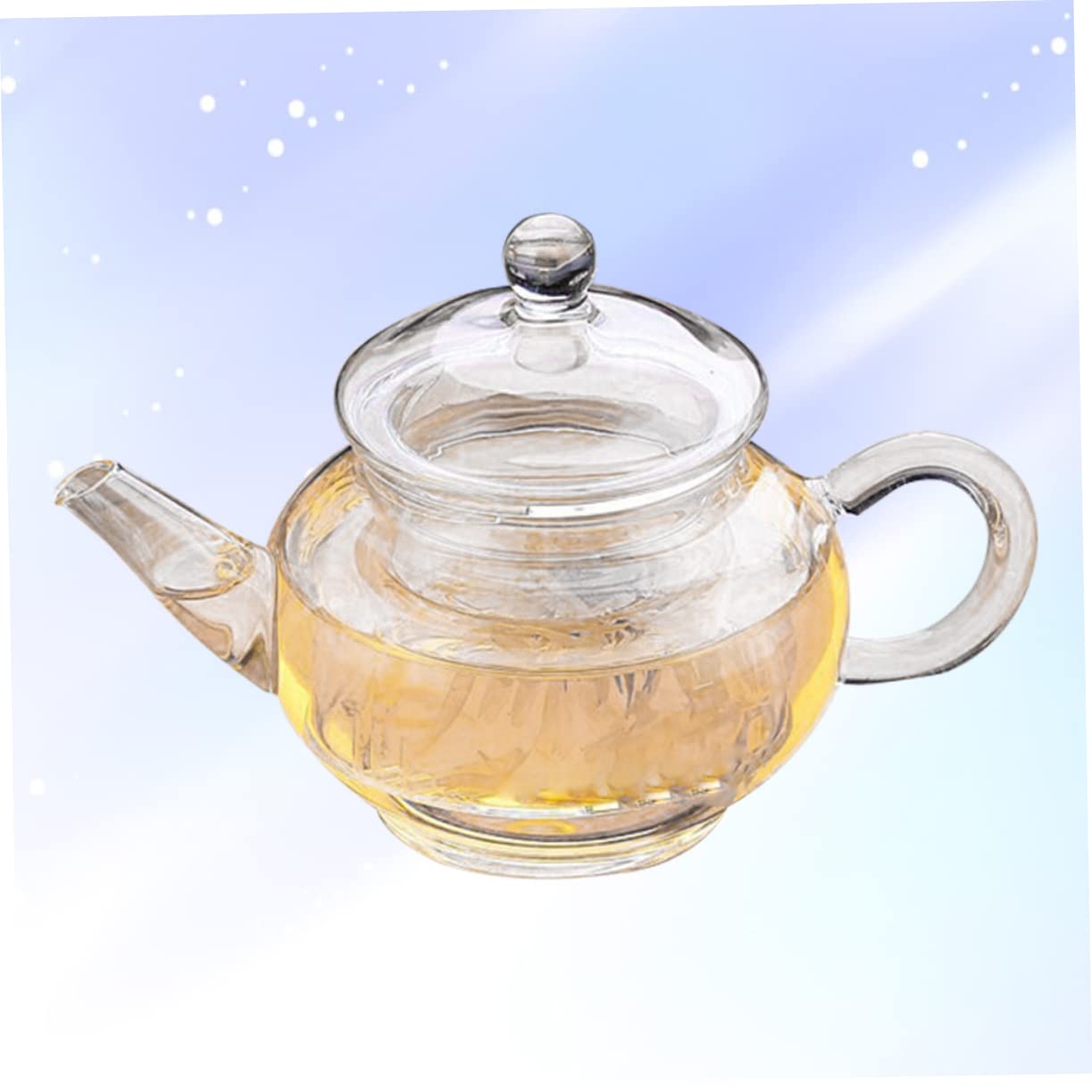 OFFSCH Heat Retaining Glass Coffee Pot Tea Kettle with Carafe Borosilicate Kettle for Hot Coffee Tea Enthusiasts