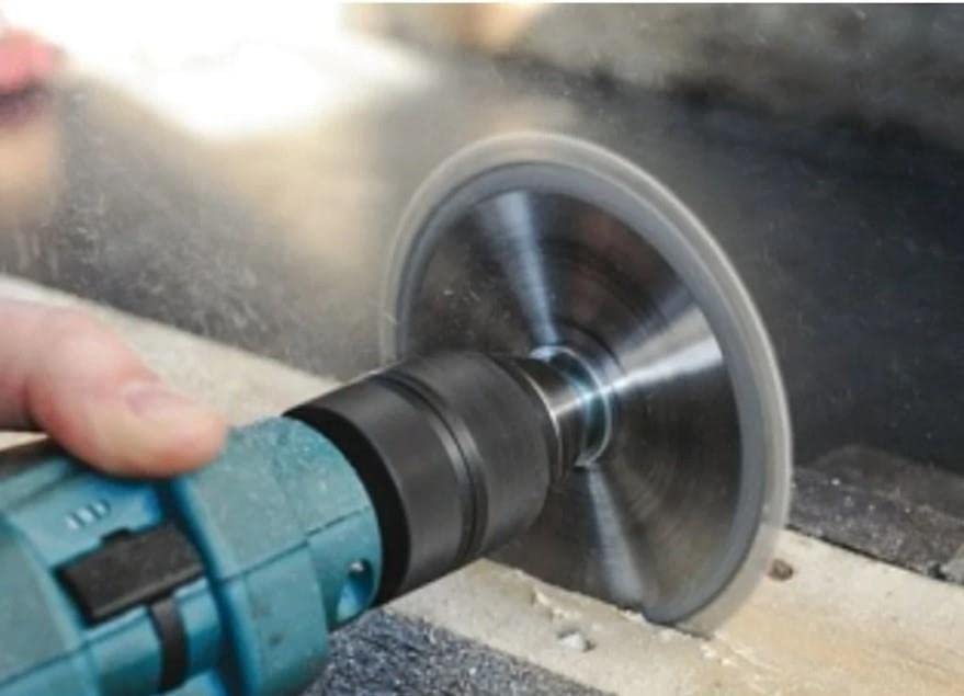Badem10 2'li Set Emka Daire Testere Bıçağı Ahşap Kesme Testeresi 115 mm 40 Diş + Matkap Aparatı