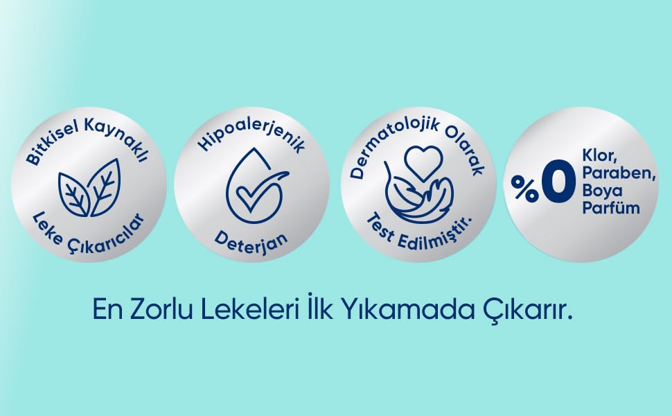 OMO Bio Sensitive Sıvı Deterjan 1500 ml (3 paketi)