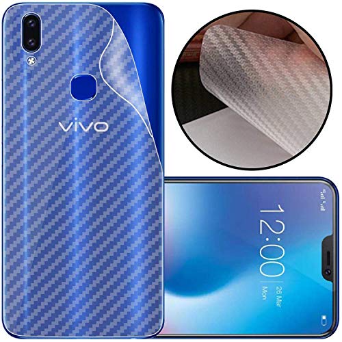 Image of Compatible with Vivo V9 Back Screen Protective Film Carbon Fiber Skin Transparent Screen Guard Sticker