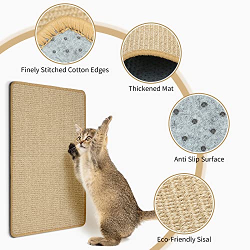 HAPPY HACHI Tappetino Tiragraffi per Gatti Piccoli...