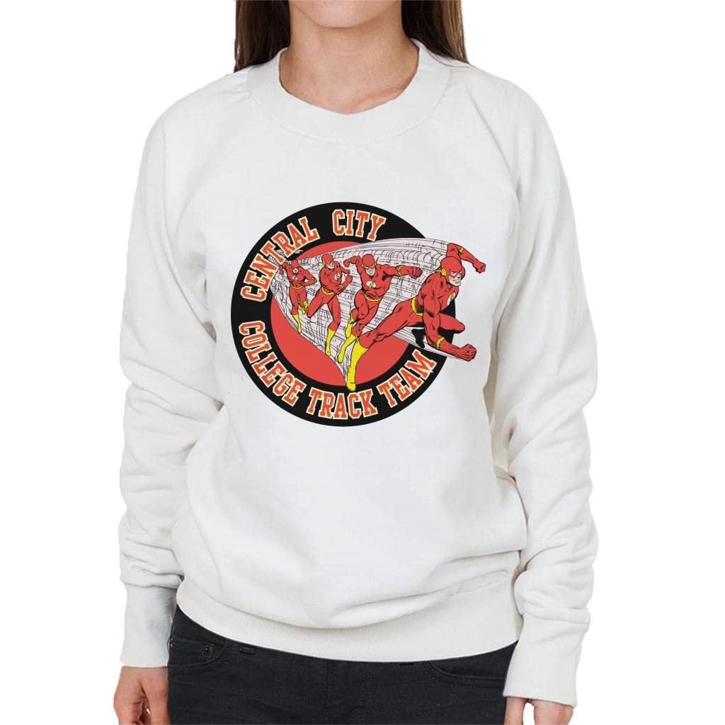 All+Every Bluza damska The Flash Central City College Track Team, biały, XXL