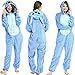 Produktbild Tier Pyjama Onesies Fasching Halloween Kostüm Schlafanzug Cosplay Pyjama Unisex Erwachsene Damen Karneval Einteiler Stitch M