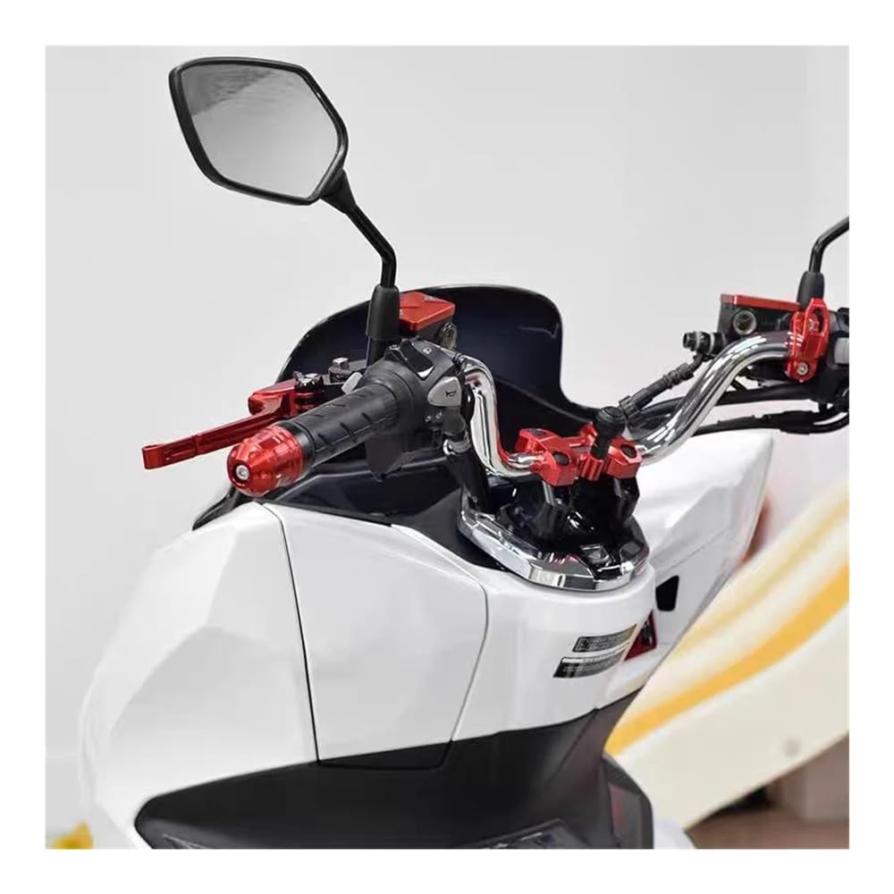 Puños universales para Manillar de Motocicleta, Tapones para Extremos, contrapeso, Accesorios estéticos Protectores(Black)