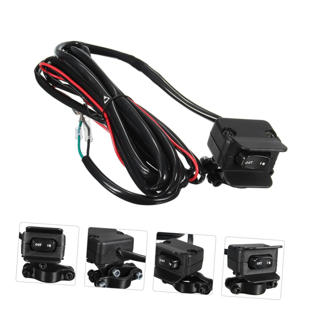 NUOBESTY Winch Control Switch with Cable, Electric Switching Control for Off-Road Vehicle Winch Accessories