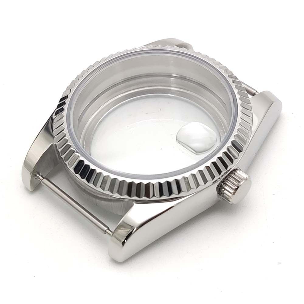 Uhrengehäuse Kit, für NH35 NH36 Werk, Glasboden Edelstahl Uhrengehäuse für Rolex Datejust Oyster Perpetual