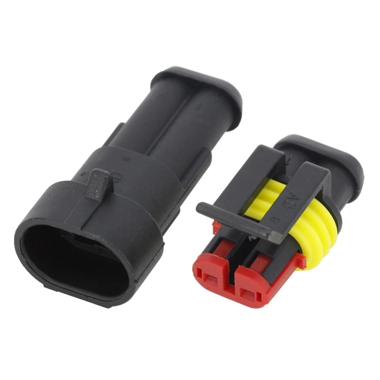 Conectores de cable impermeables DJ7021-1.5 de 2 pines con aislamiento para xenón