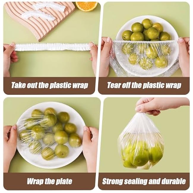 Stretch plastic wrap bag