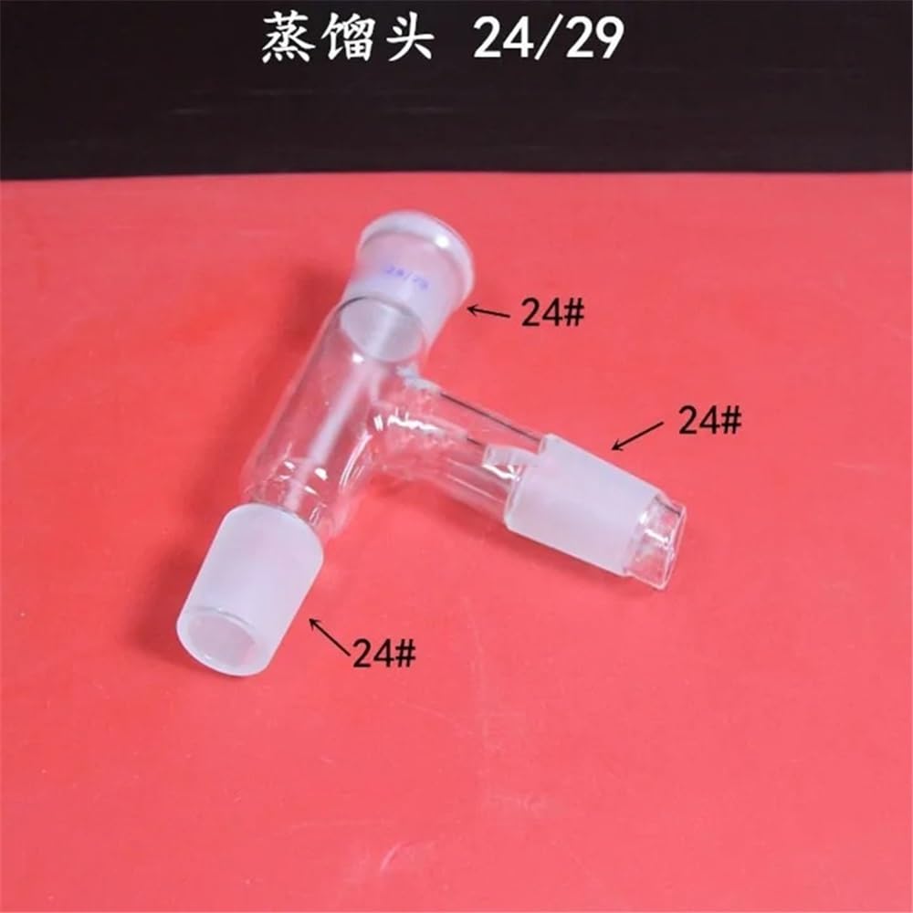 Verrerie et matériel de laboratoire Coude de distillation à tête en verre standard 14/23 19/26 24/29 Équipement expérimental(24/29)
