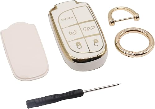 Miniatura 3 de Elegananccy Funda para llavero Jeep, Blanco