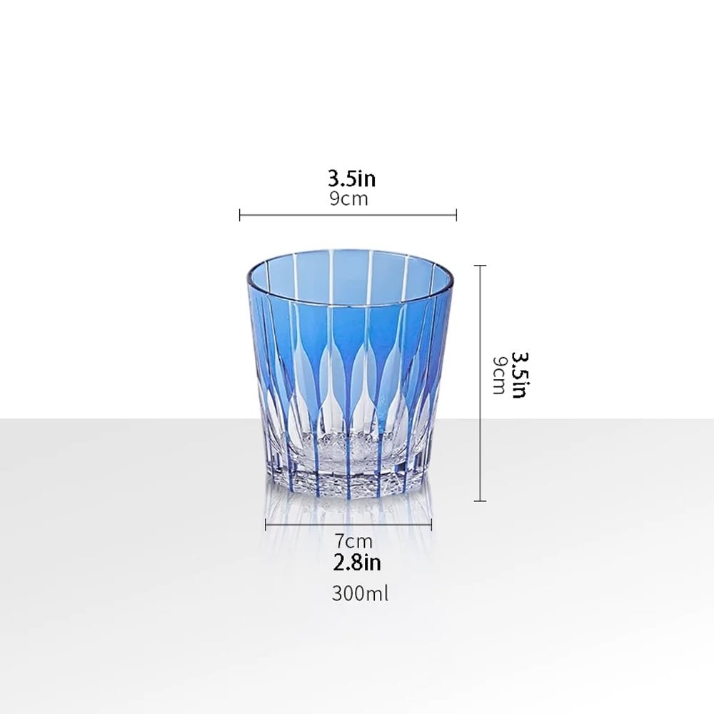 Zestaw łazienkowych uchwytów na szczoteczki do zębów, uchwyt na szczoteczki do zębów ze szkła kryształowego i zestaw kubków łazienkowych(Blue)