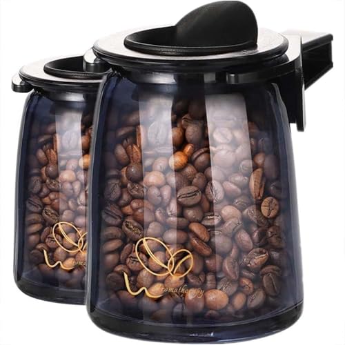Coffee Bean Car Air Freshener - 2 Bottles Aromatherapy Diffuser Set | Long-Lasting Solid Perfume for Cars | Natural Coffee Aroma | for Father, Mother, Couples - PanoraCirqi (Latte)