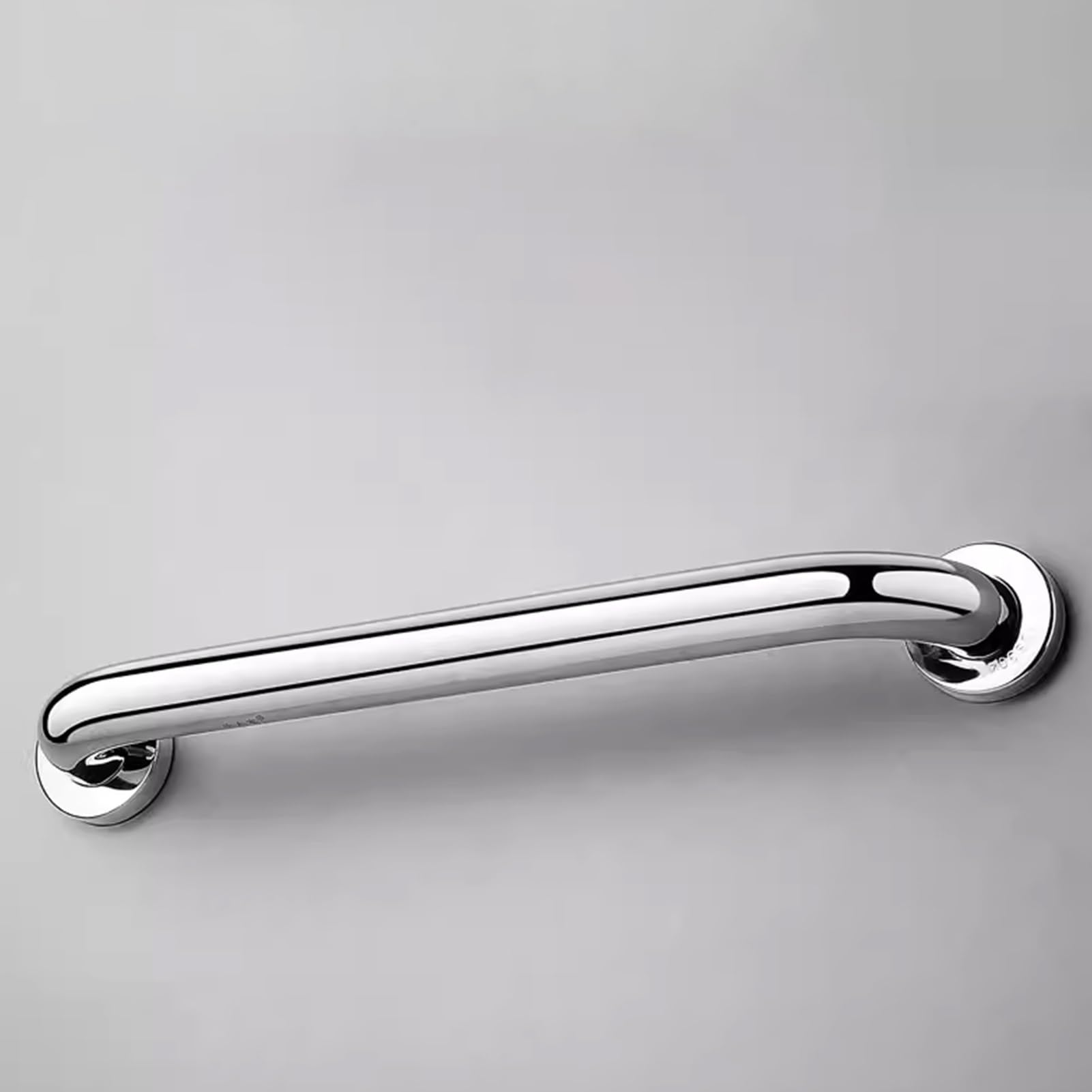 RRrawgff Wall Mount Stair Handrail, 2ft/2.6ft/3.3ft/4ft/5ft Safety Grab Bar, Round Tube Stainless Steel Hand Rail for Steps, Balcony Railing/Garden Banister(1.3ft/40cm)