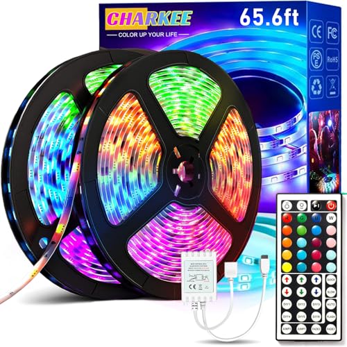 CHARKEE LED Lights for Bedroom 50 ft, Color...