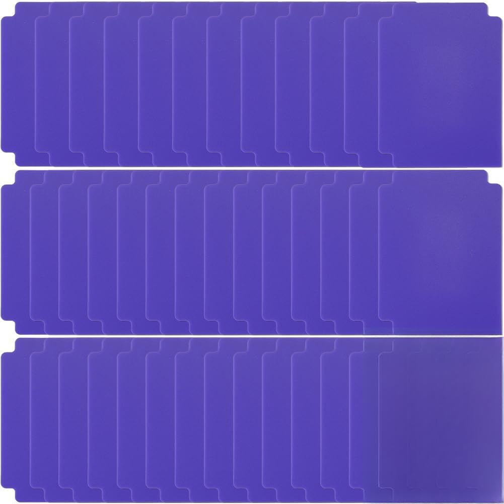 Séparateurs de cartes CRASPIRE plastique violet pour stopper le désordre dans votre boîte de rangement