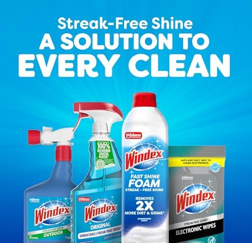 [SnS, AC] $2.04* | 19-Oz Windex Fast Shine Foam Aerosol Glass Cleaner (Rainshower Scent) - image 9