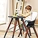 GAIVE 8 in 1 Convertible Wooden High Chair, Adjustable Baby High Chair for Babies and Toddlers with Tray, Easy to Clean, Grow with Family|Booster|Learning Table|High Stool