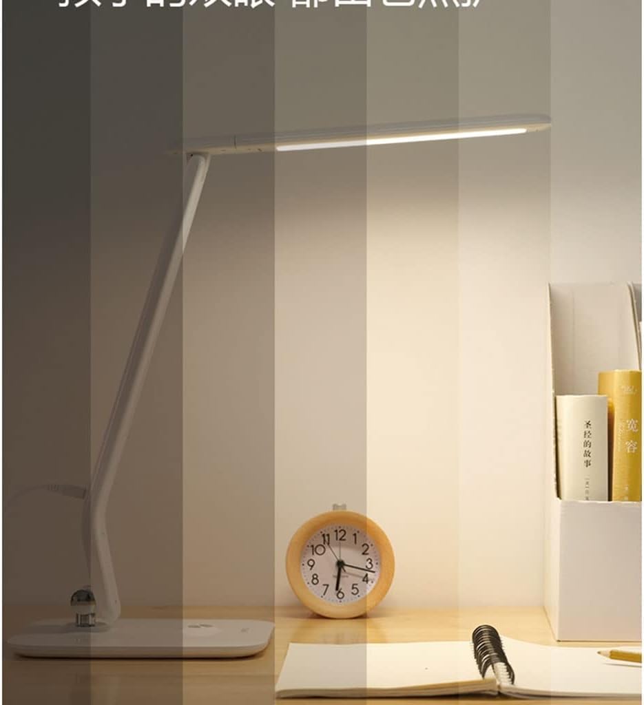 Nightstand Lamp Abs Eye Protection Desk Lamp Seven Levels of Dimming and Touch Switch is Suitable for Dormitory Reading Lamp