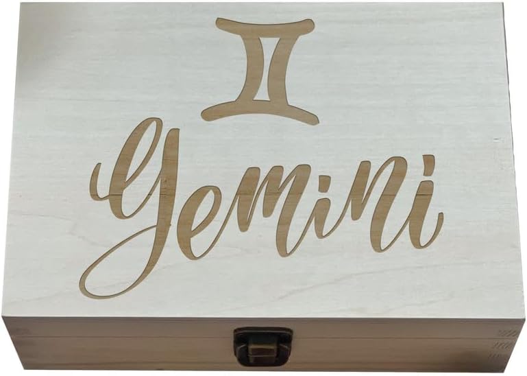 Virgo Engraved Wooden Keepsake Box: Detailed Maiden Motif, Ideal for Earth Sign Individuals, Collectible image 5