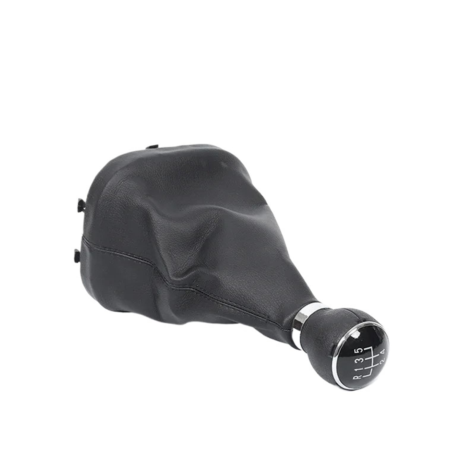 XZCVTYW Car Joystick Button Cover 5/6 Speed Gaiter Boot Gear Shift Knob for Touran Caddy MK2 2003-2015 Car Shift Lever Stick Head(5 Speed)