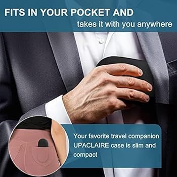 Porta Occhiali Clip Cintura Custodia Occhiali AOOEDM - Morbida Con Clip Da Cintura, Unisex Custodia Occhiali Morbida Con Clip - Foto 6