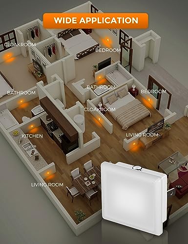 Image of L LOHAS LED Night Lights Plug into Wall 2-Pack, 0.3W Plug in Night Light, Dusk to Dawn, 2000K Amber Light, Sleep Aid Nightlight Auto-On /Off, for Adults Kids Room, Bedroom, Bathroom, Hallway, Non-Dim