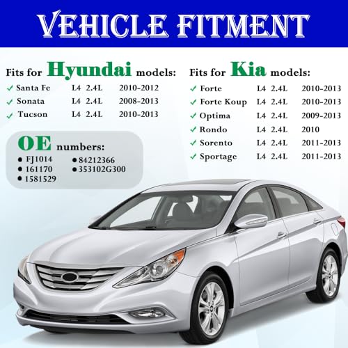 SeyPon Injetores de combustível atualizados com 4 furos para Hyundai: Sonata/Tucson/Santa Fe, serve
